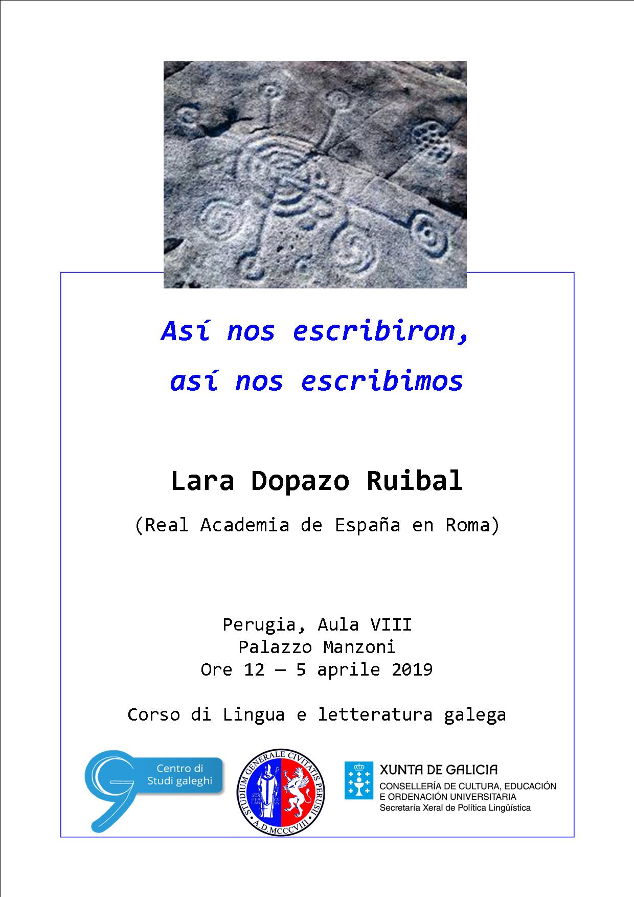 Conferenza di Lara Dopazo Ruibal